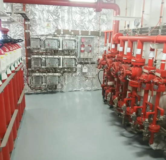 Carbon Dioxide Fire Fighting Equipment Room